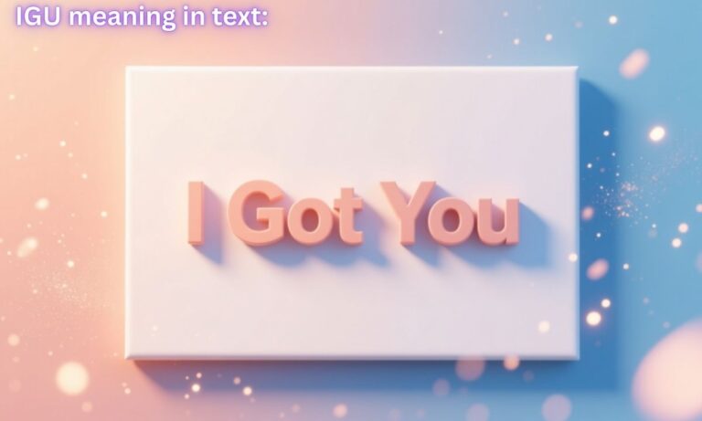 IGU meaning in text I Got You
