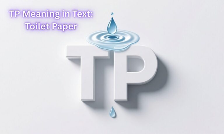 TP Meaning in Text toilet paper