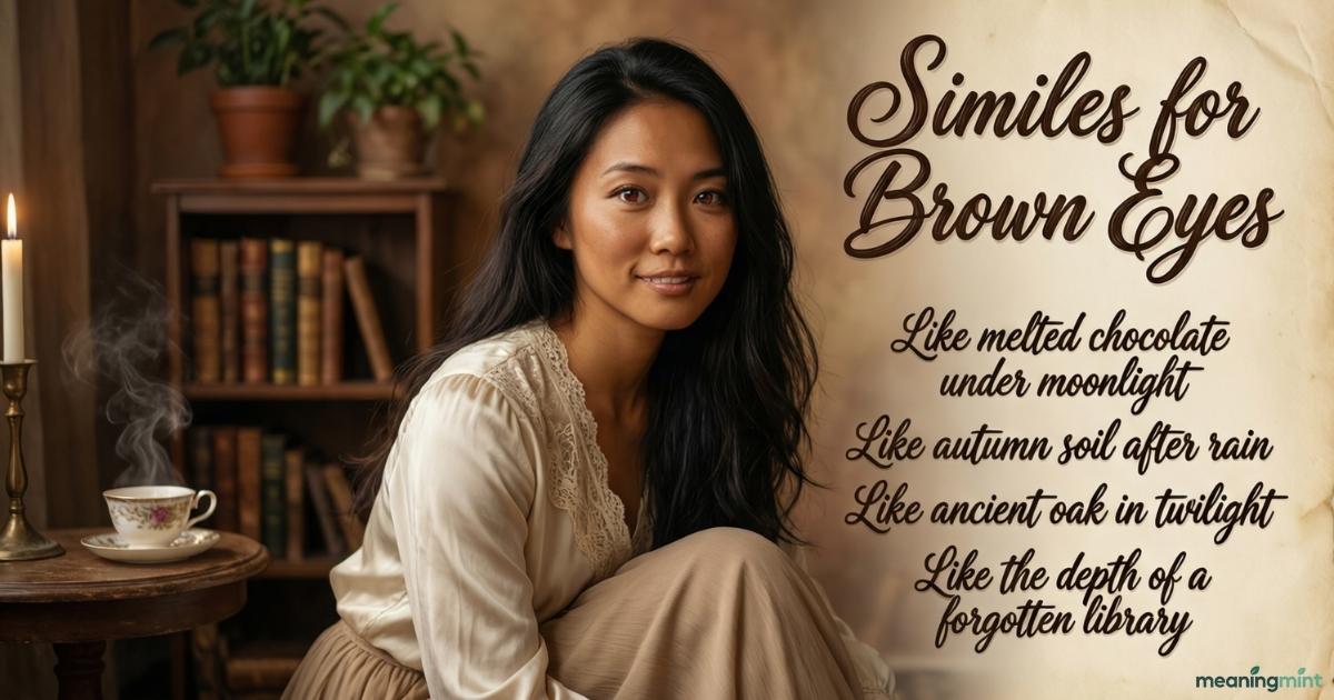 Similes for Brown Eyes