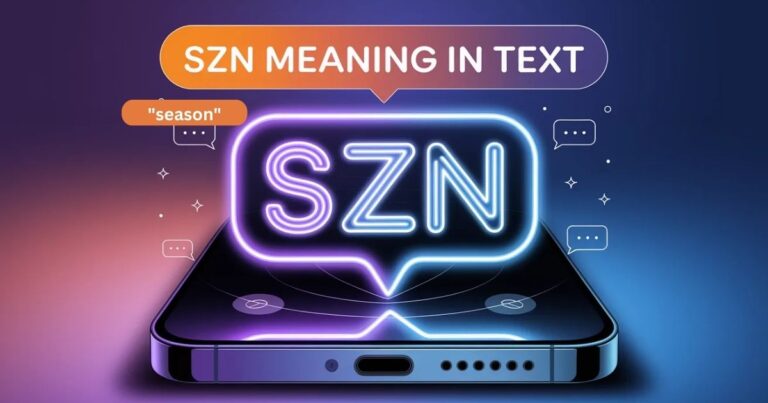 "Szn" Mean in Text