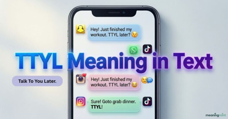 TTYL Meaning in Text Friends texting on a phone with emojis. One message says “TTYL,” signaling a friendly pause. Represents TTYL Meaning in Text usage online.